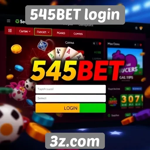 Novidades na interface do 545BET login