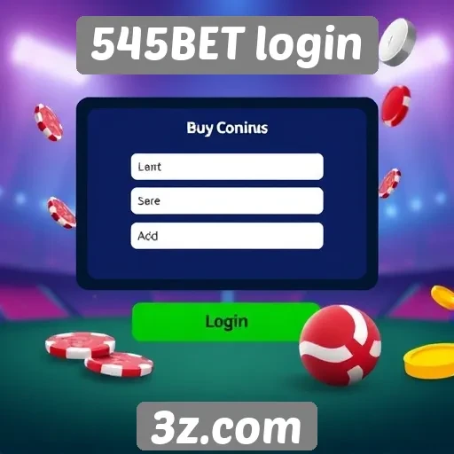 Detalhes sobre o processo de login do 545BET
