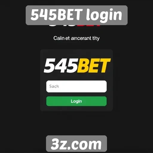 Guia completo para acessar 545BET login