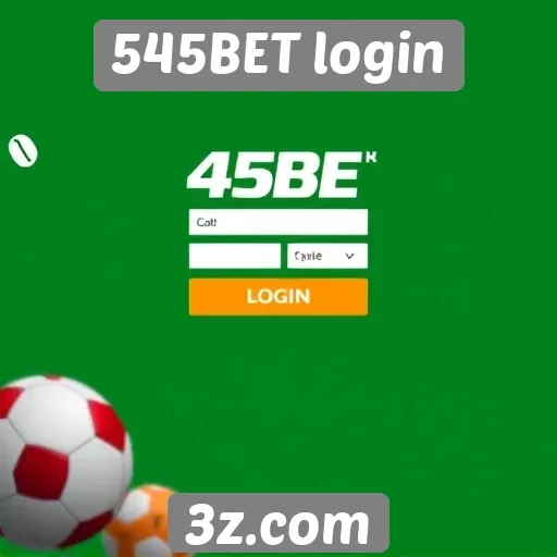 Funcionalidade do login no 545BET para jogadores frequentes